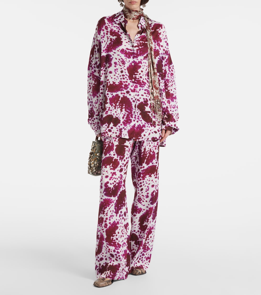 Crêpe straight pants | Dries Van Noten