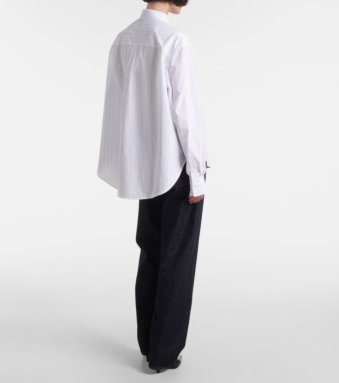 Camicia in popeline di cotone a righe | Toteme