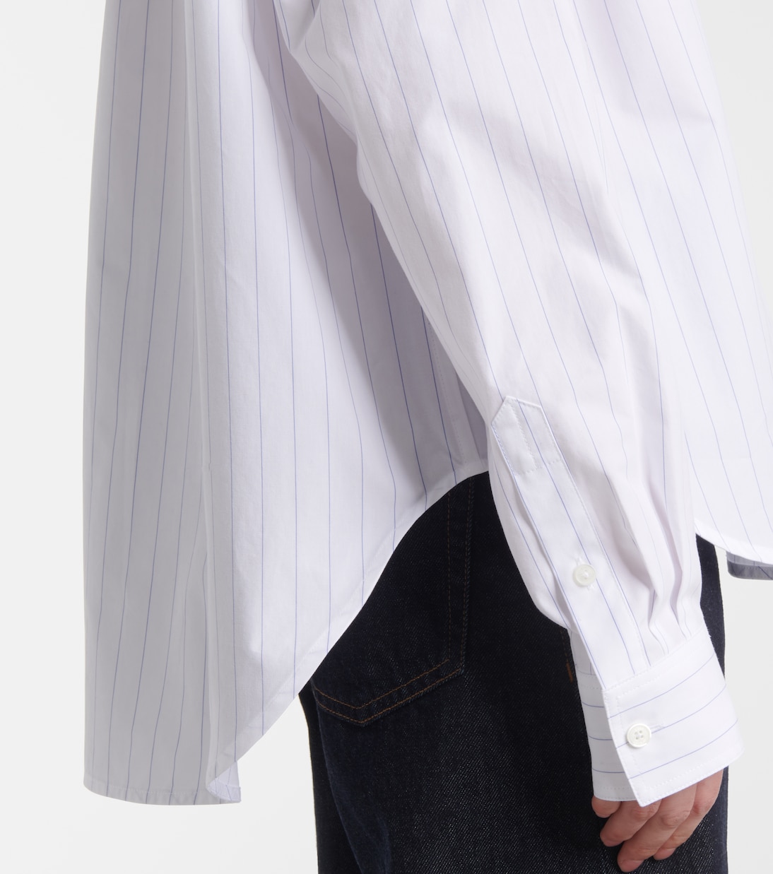 Camicia in popeline di cotone a righe | Toteme