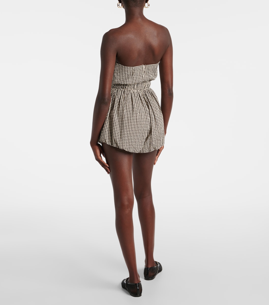 Shorts Aurelia in cotone a quadretti | Posse