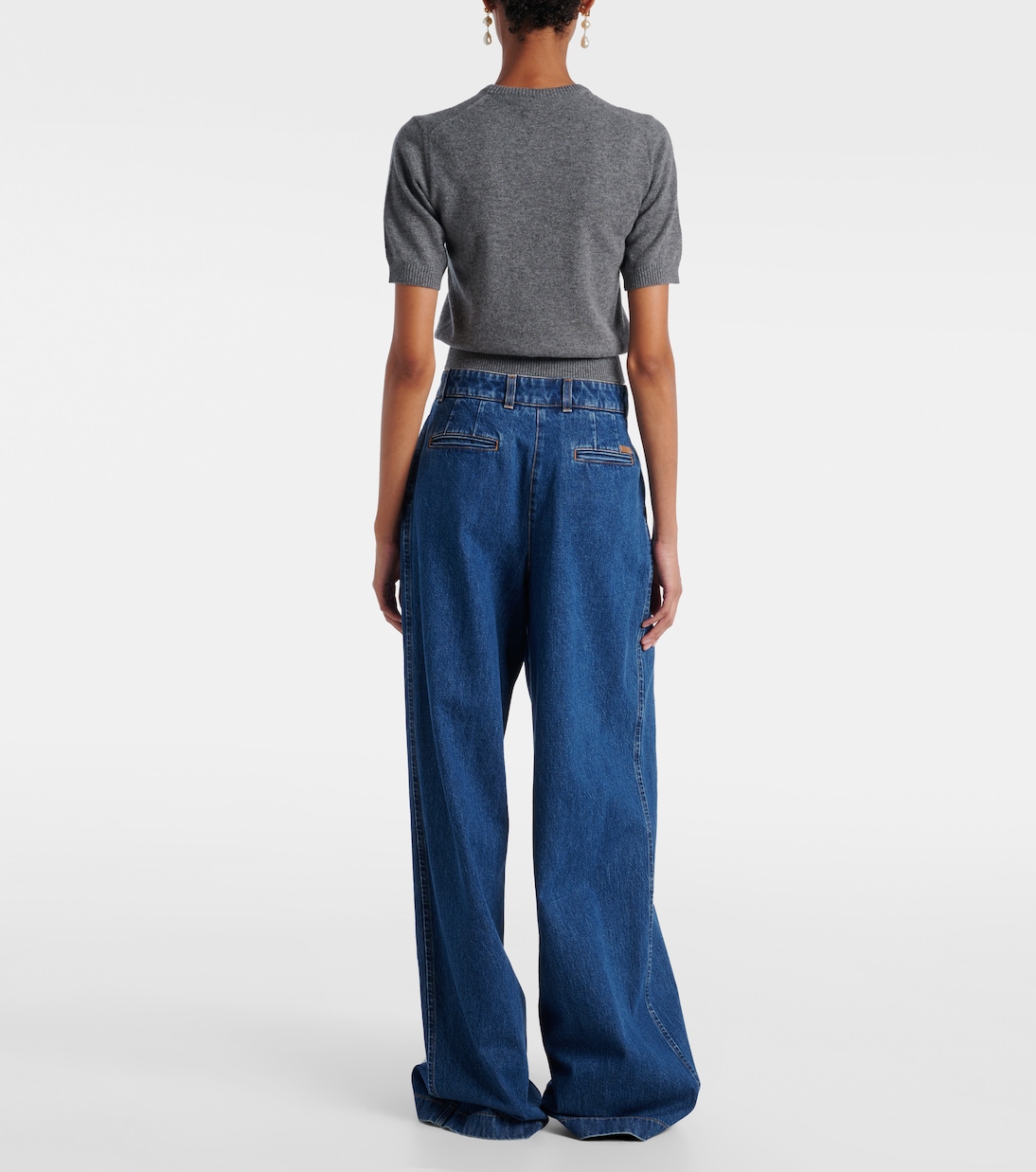 Pleated wide-leg jeans | Dolce&Gabbana
