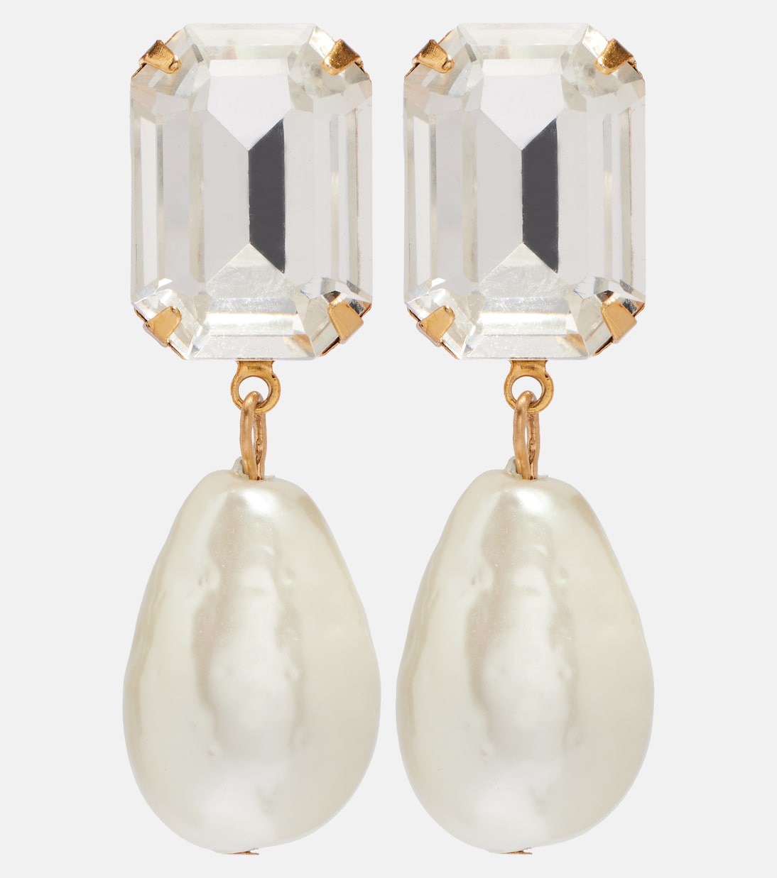 Liana gold-plated drop earrings | Jennifer Behr