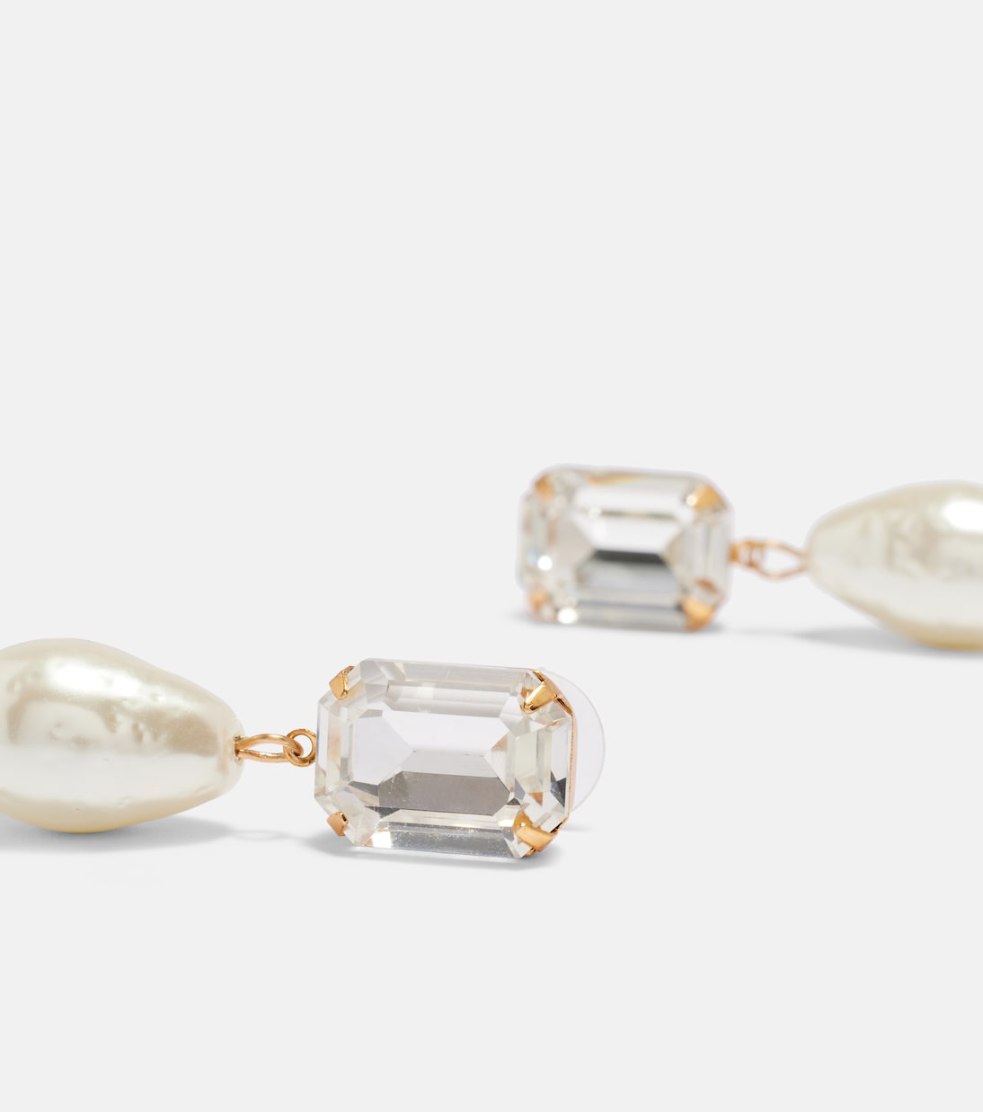 Liana gold-plated drop earrings | Jennifer Behr