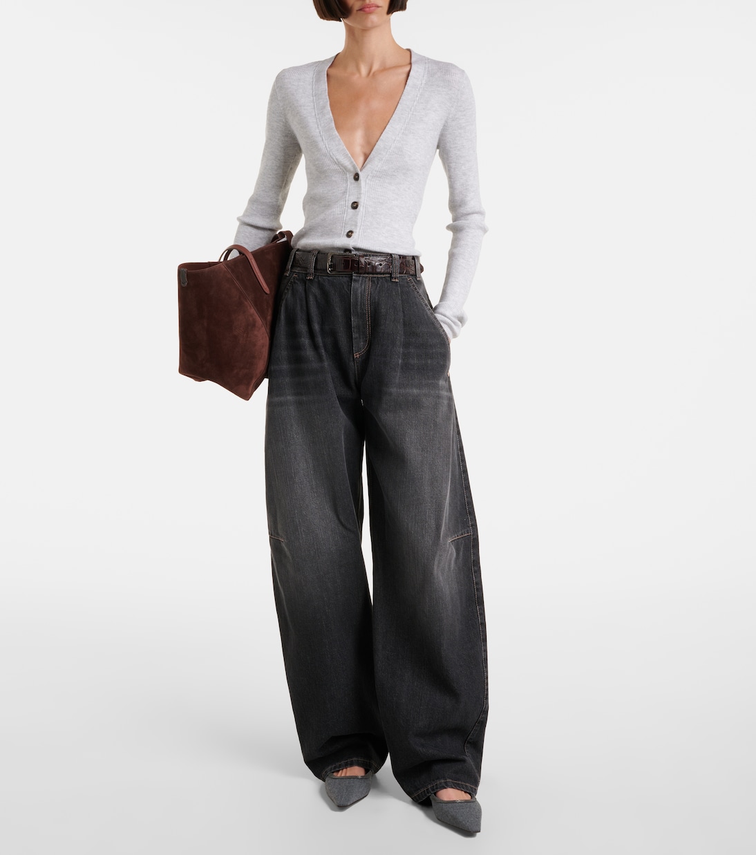 Cardigan aus Rippstrick | Brunello Cucinelli