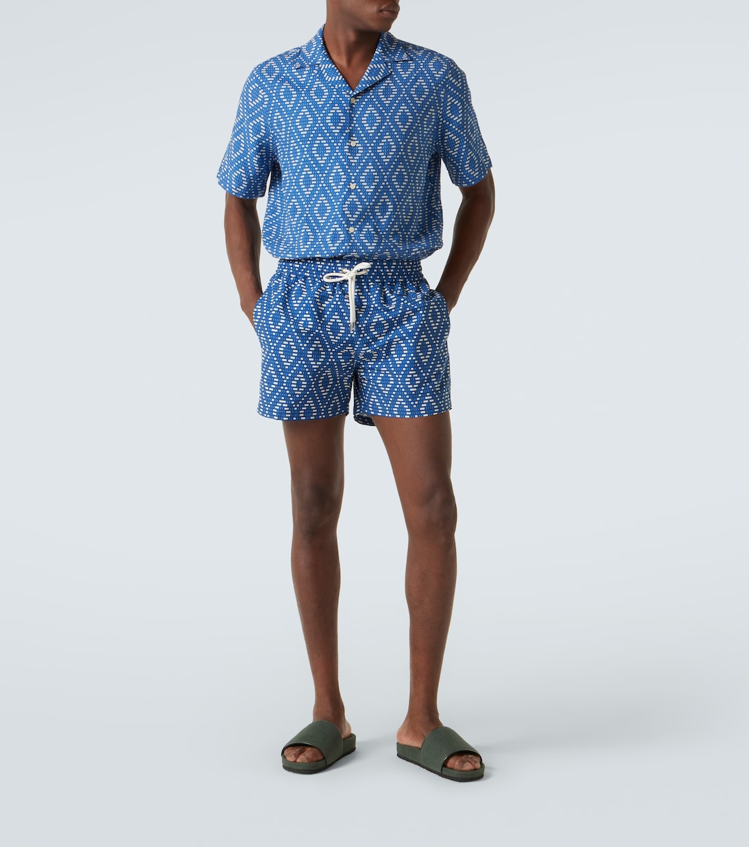 Camisa Roberto de lino estampada | Frescobol Carioca