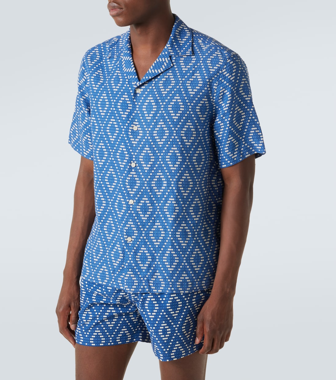 Camisa Roberto de lino estampada | Frescobol Carioca