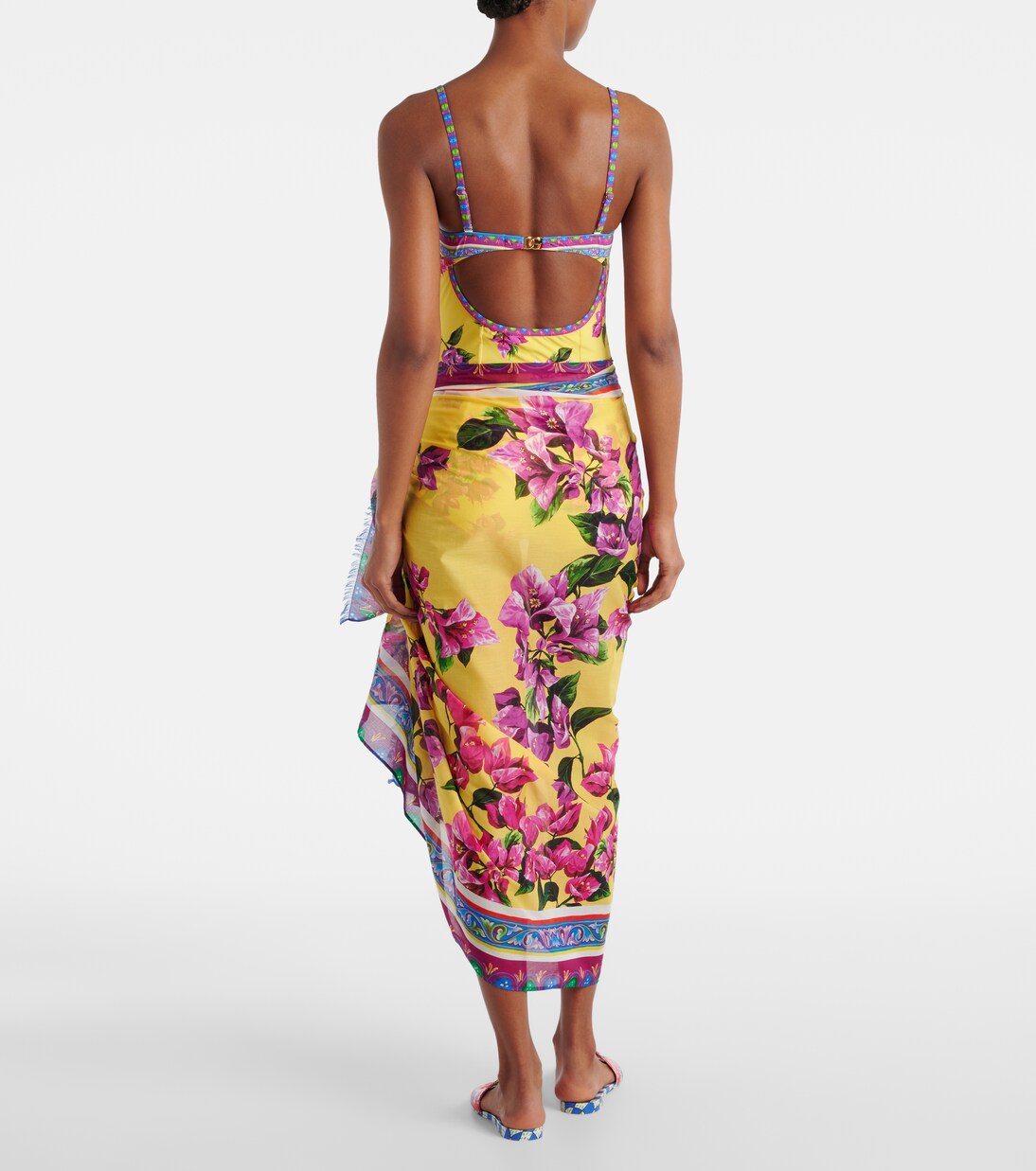 Floral cotton cover-up | Dolce&Gabbana
