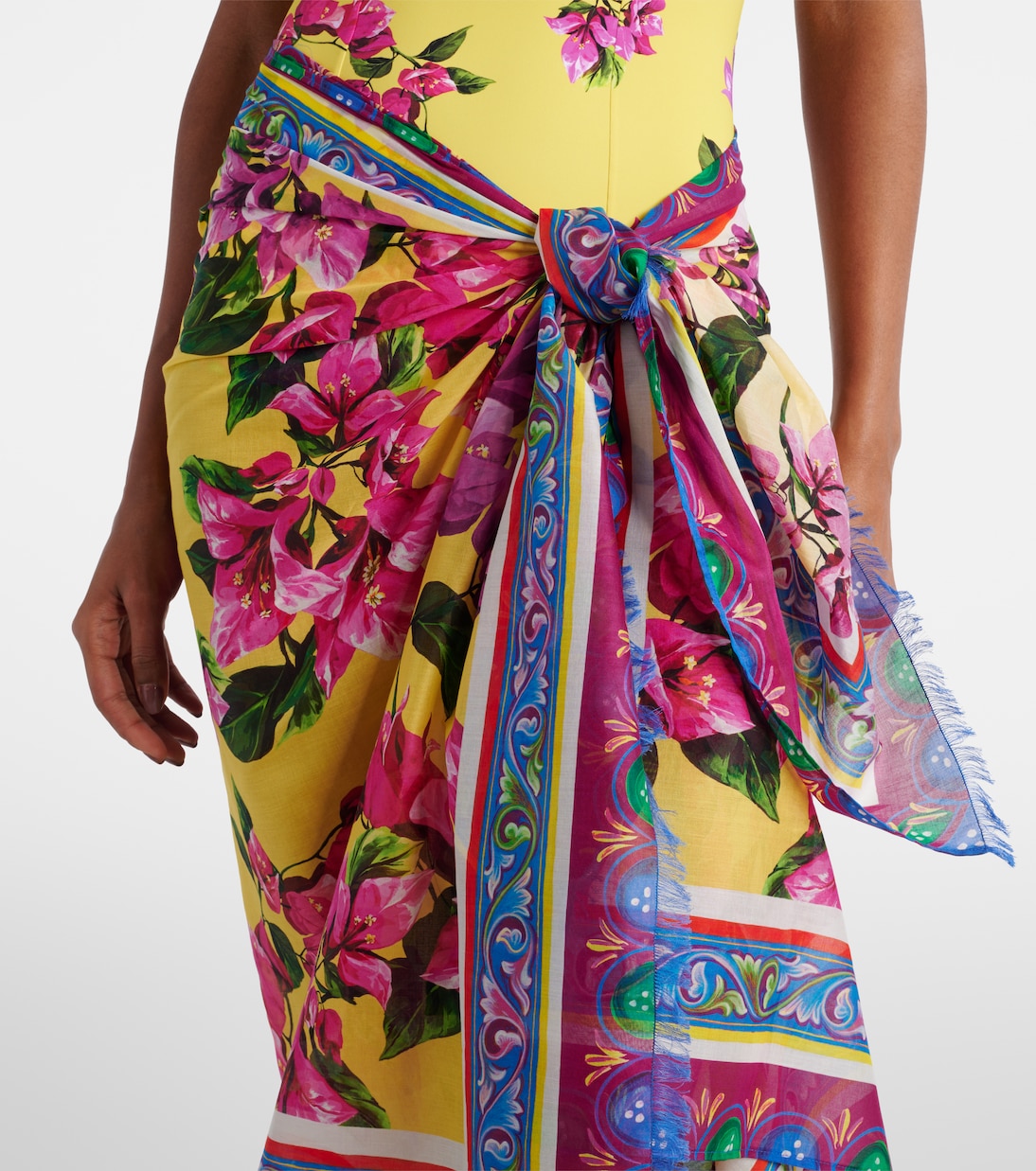 Floral cotton cover-up | Dolce&Gabbana