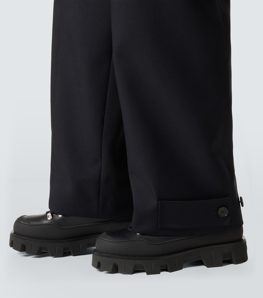 x Jil Sander wool wide-leg pants | Moncler Genius