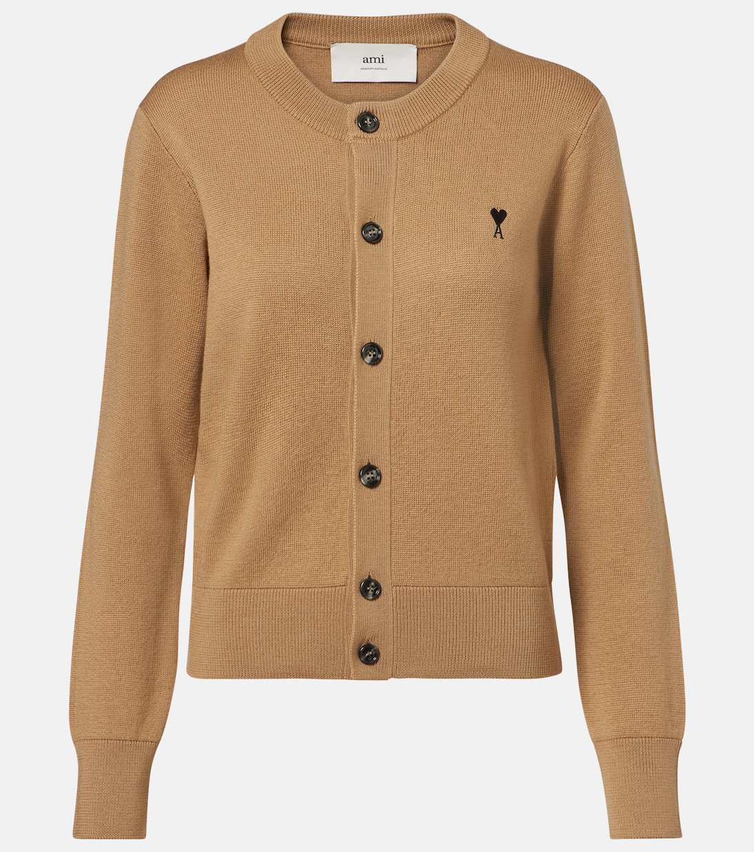 Ami De Cœur virgin wool cardigan | Ami Paris