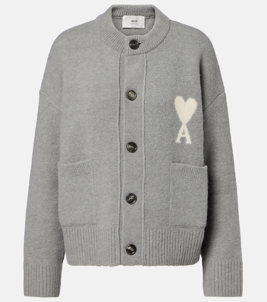 Ami de Cœur alpaca and wool-blend cardigan | Ami Paris
