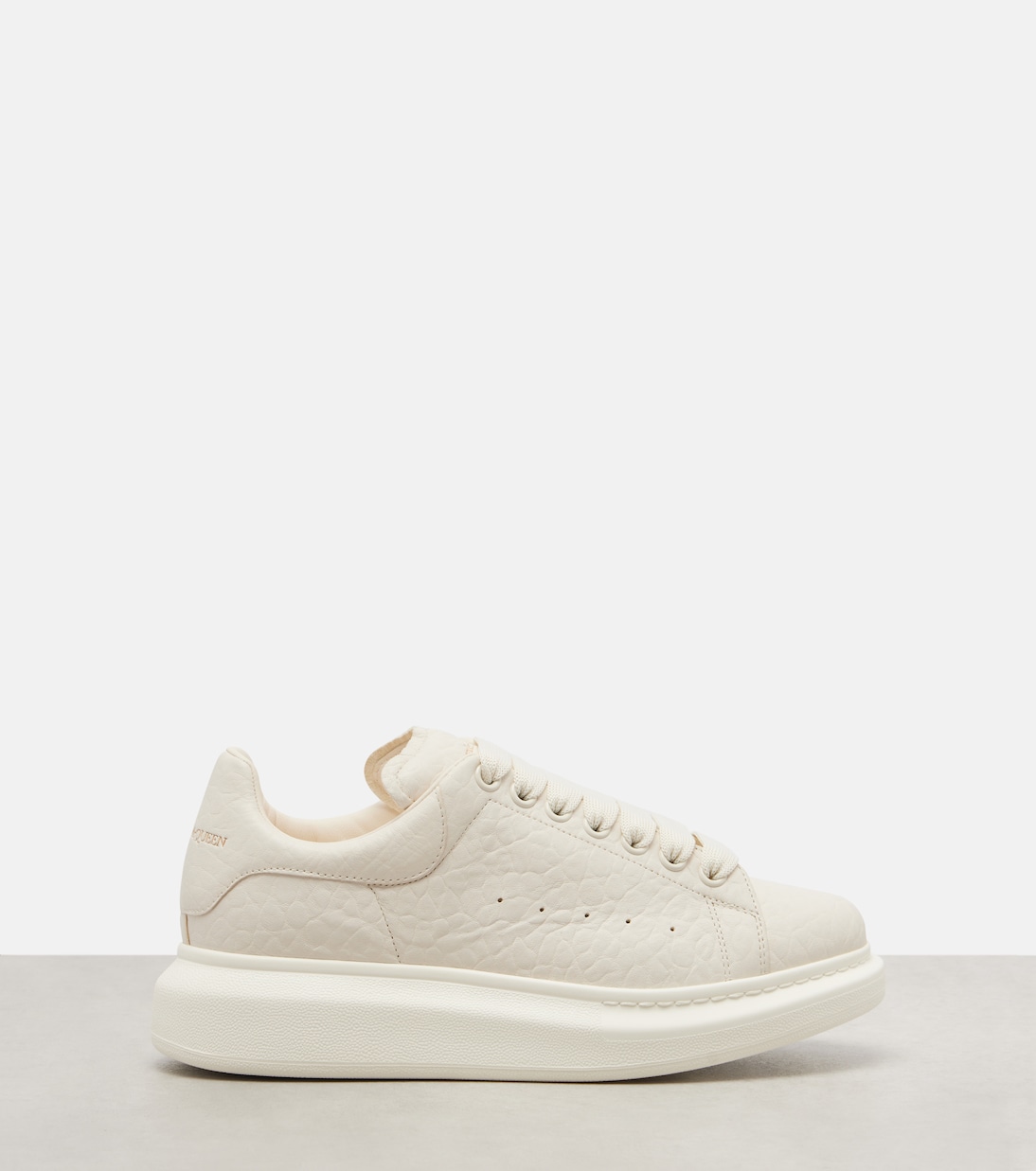 Oversized leather sneakers  | McQueen
