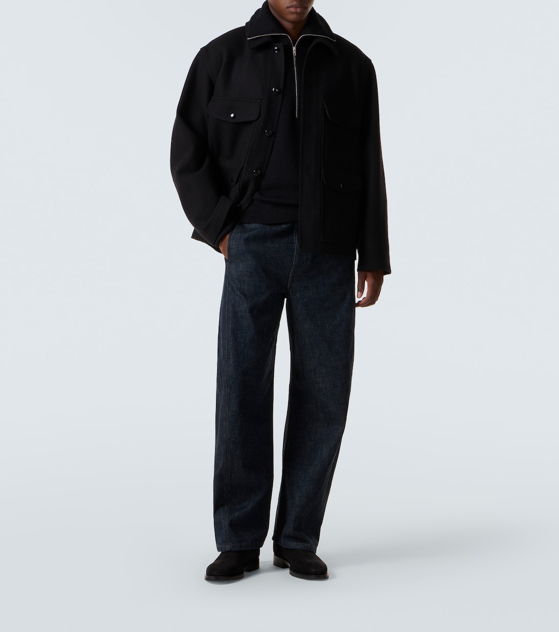 Feldjacke aus Wolle | Lemaire