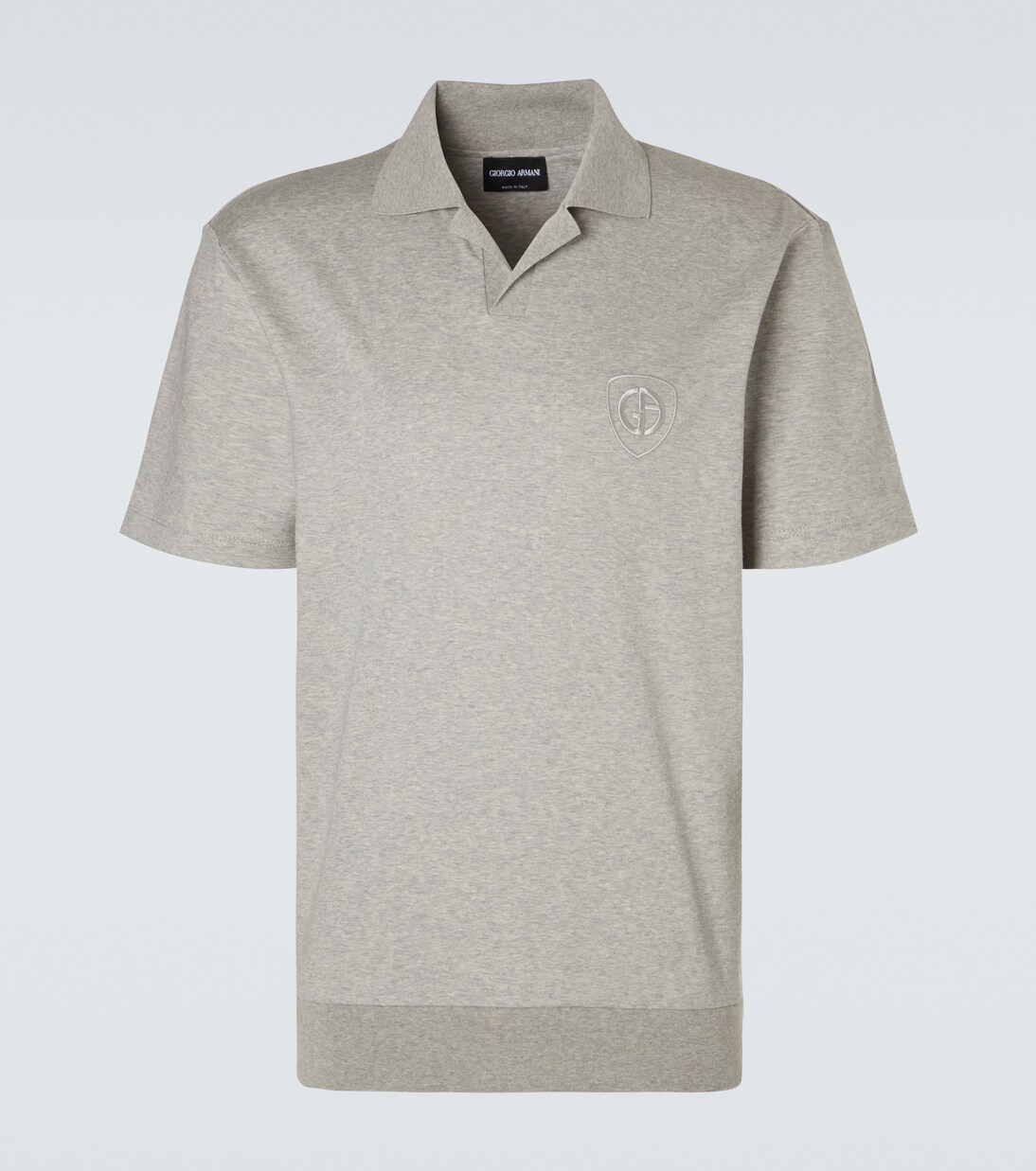Cotton jersey polo shirt | Giorgio Armani