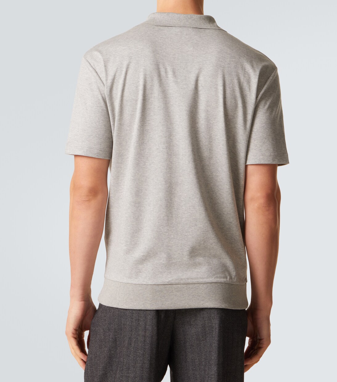 Cotton jersey polo shirt | Giorgio Armani