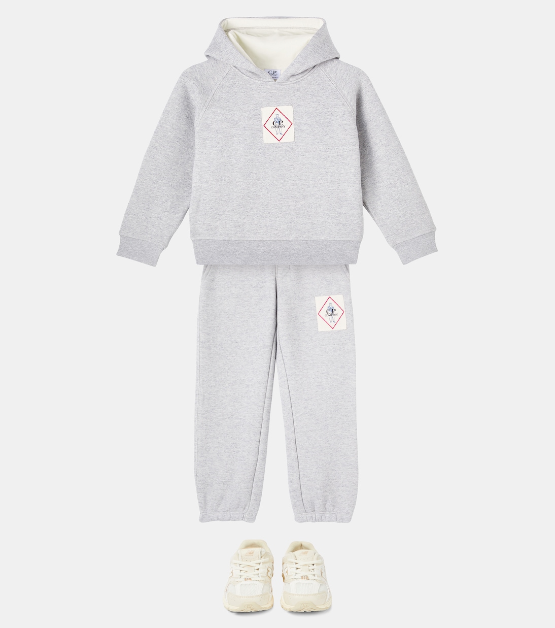 Sweat-shirt à capuche Lens en coton | C.P. Company Kids