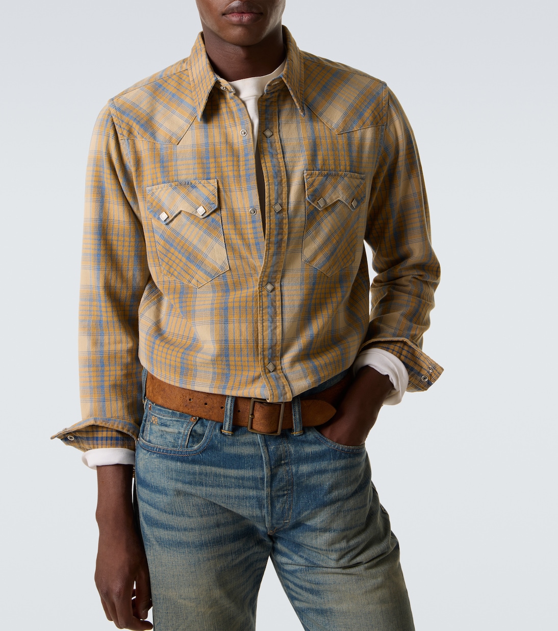 Plaid cotton Western shirt | RRL