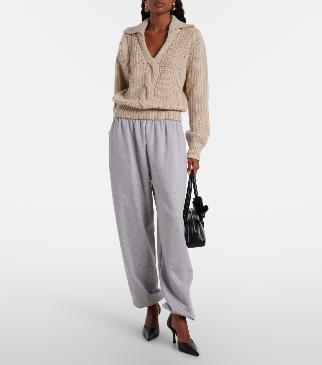 Pantalon de survêtement en coton mélangé | Magda Butrym