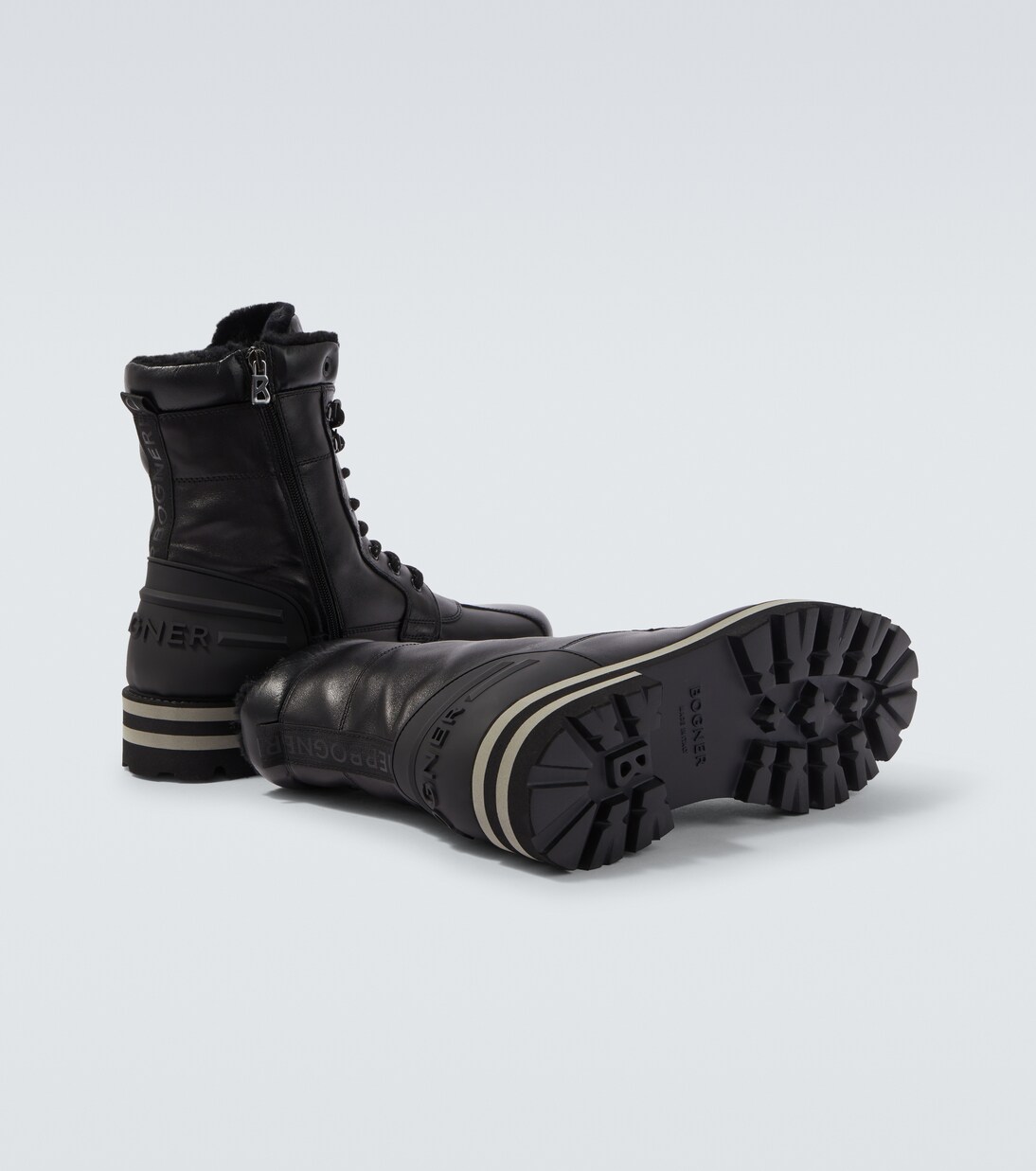 Courchevel leather lace-up boots | Bogner