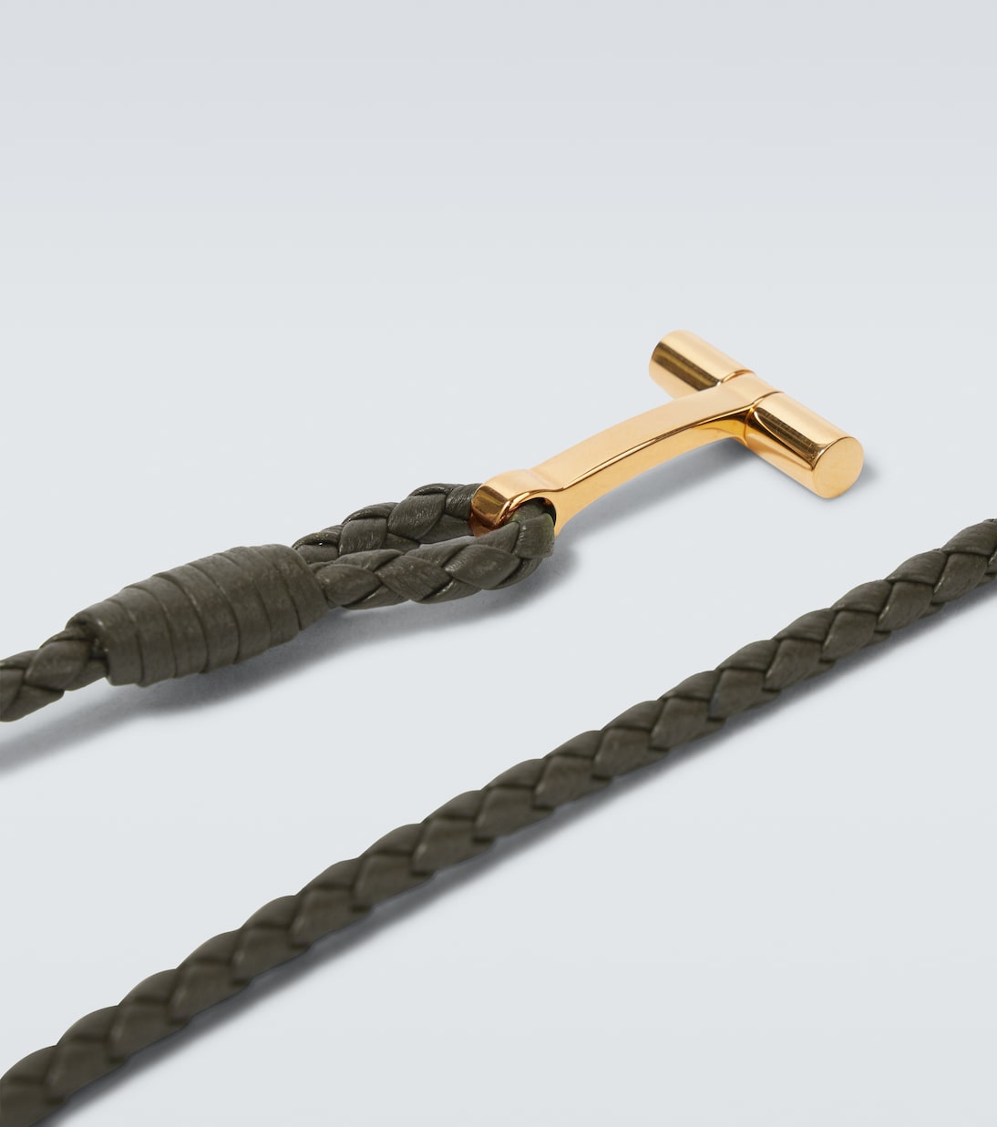T braided leather bracelet | Tom Ford