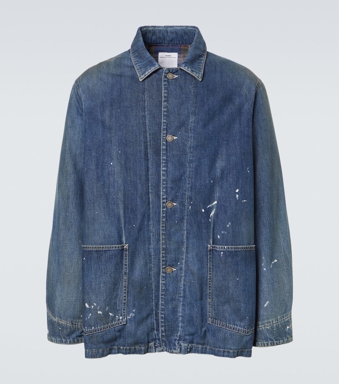Denim down overshirt | Visvim