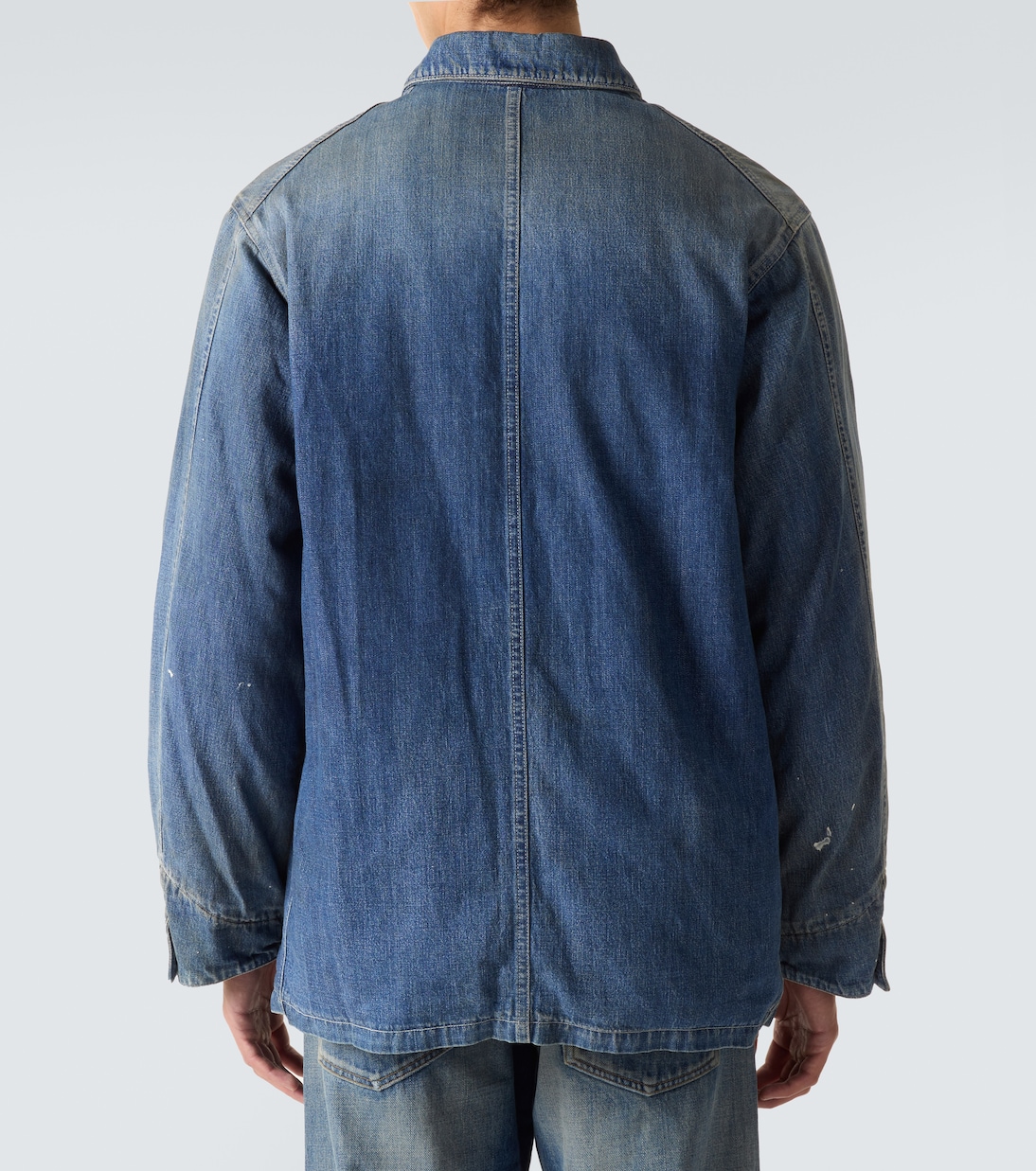 Denim down overshirt | Visvim