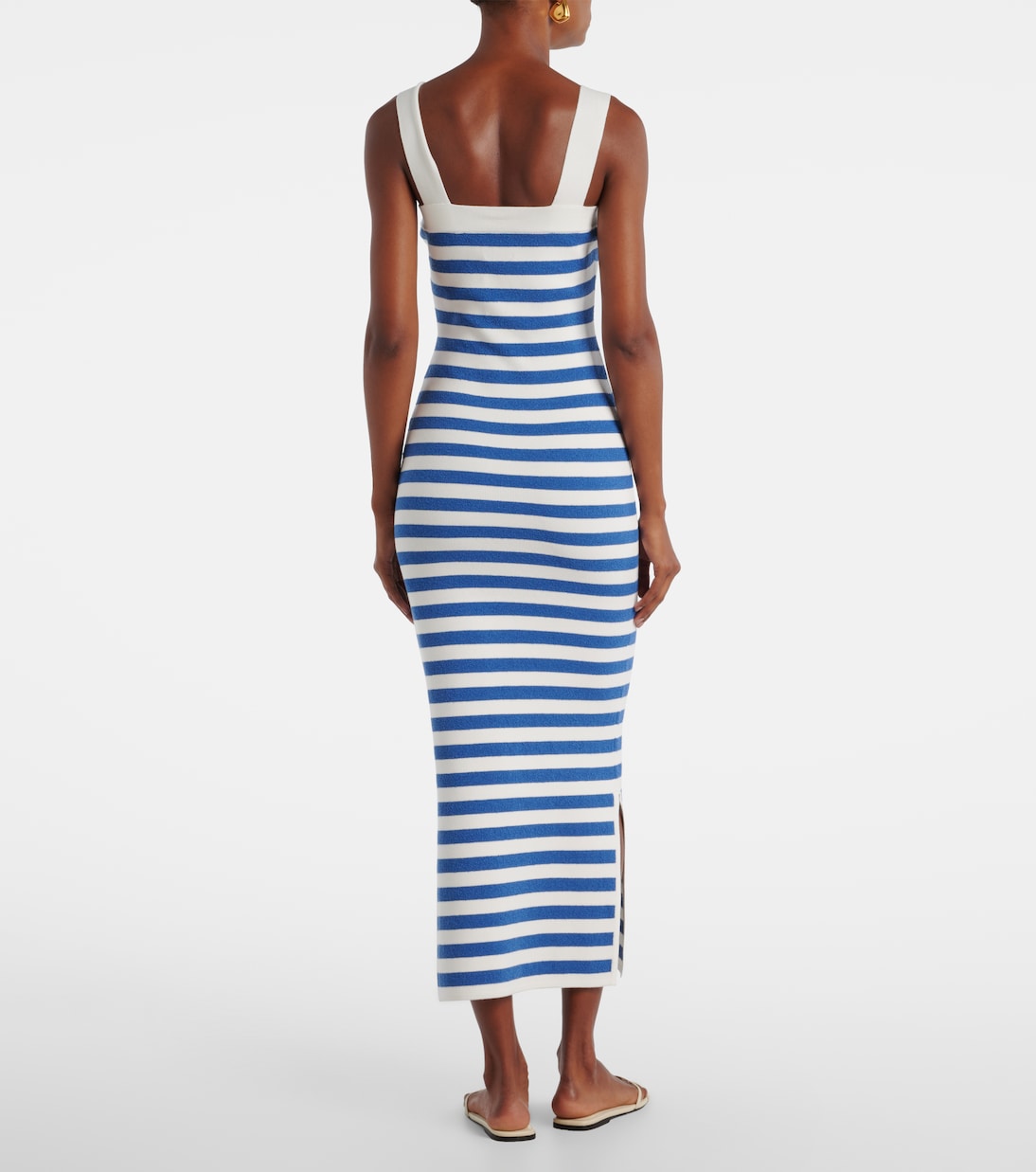 Ari striped knitted maxi dress | Posse