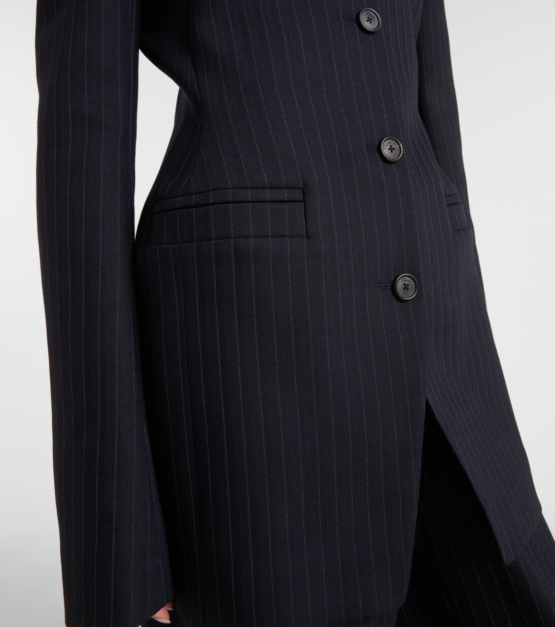 Naran pinstripe blazer | Khaite