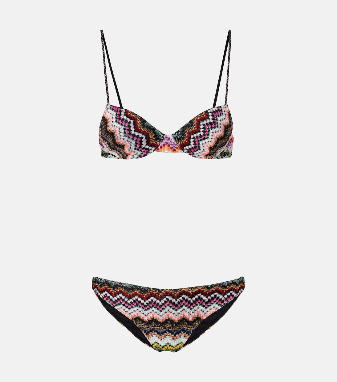 Zig Zag lamé bikini | Missoni