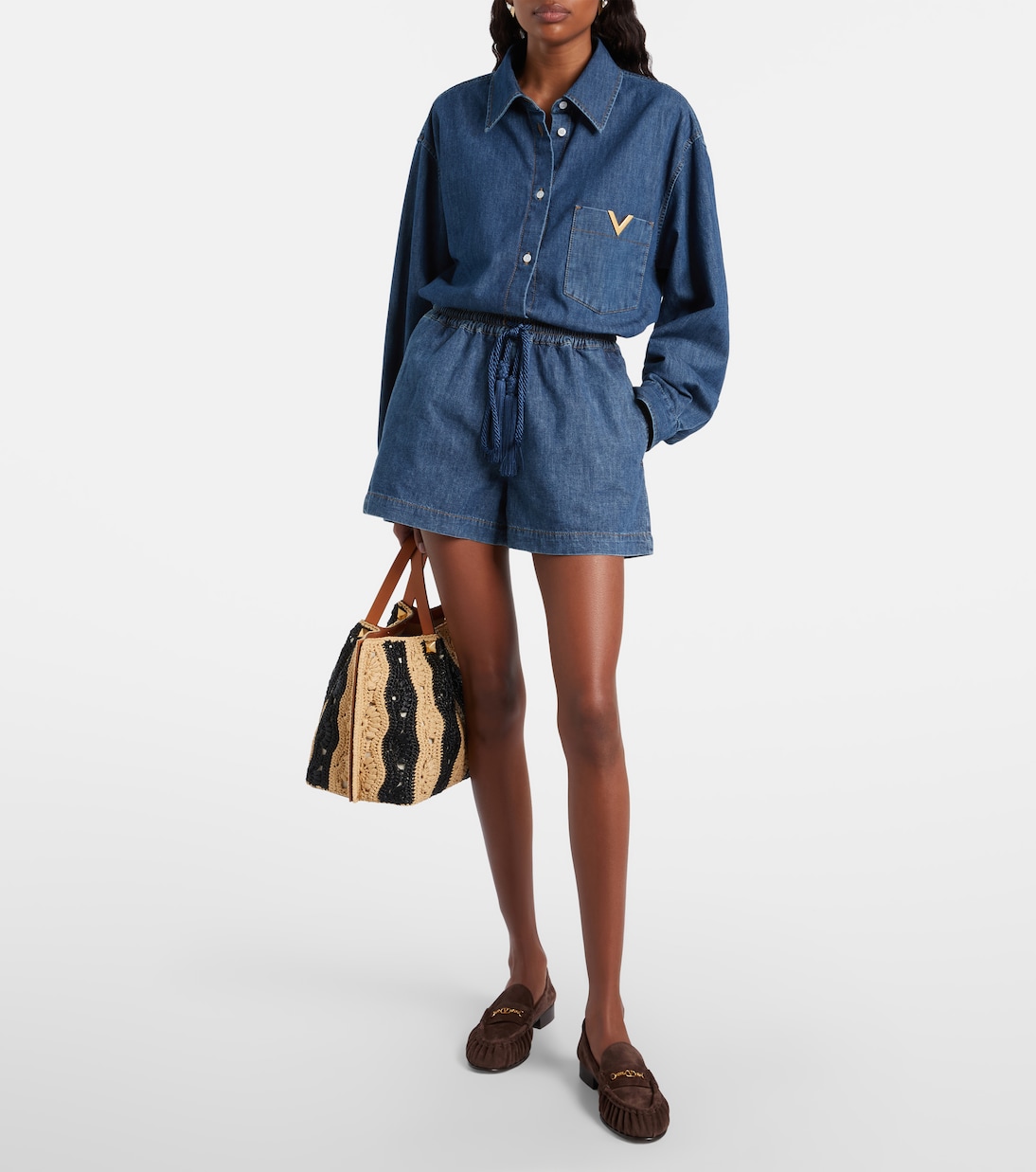 Denim shorts | Valentino