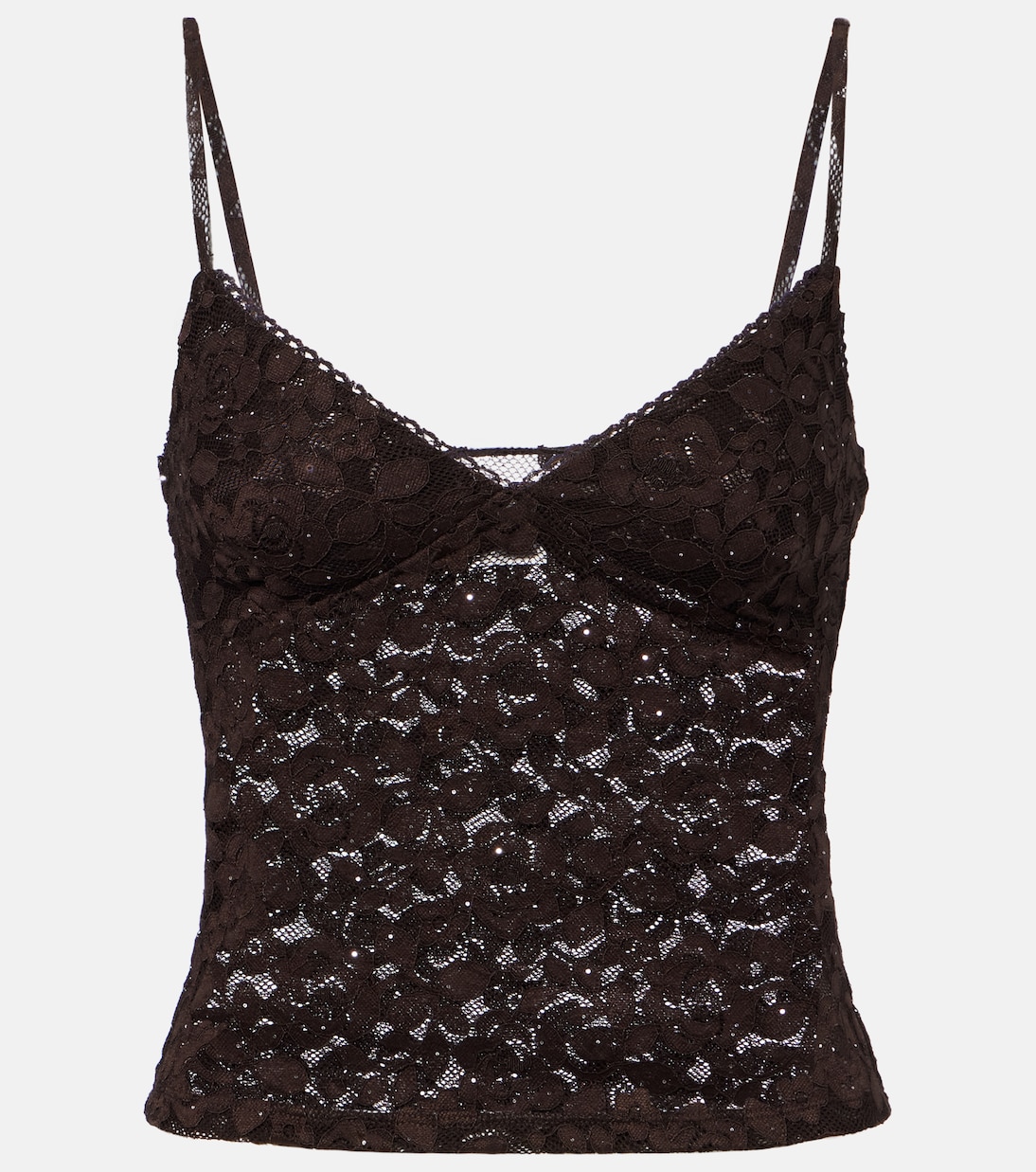 Top Daisy en dentelle à fleurs | Bananhot