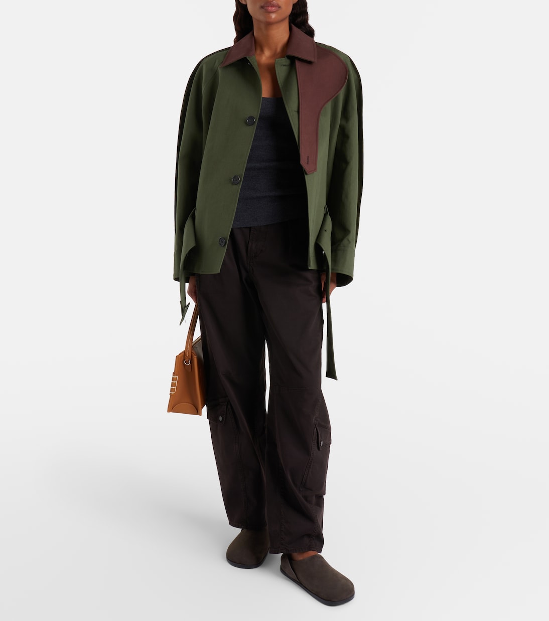 Flight cotton-blend barrel-leg pants | Citizens of Humanity