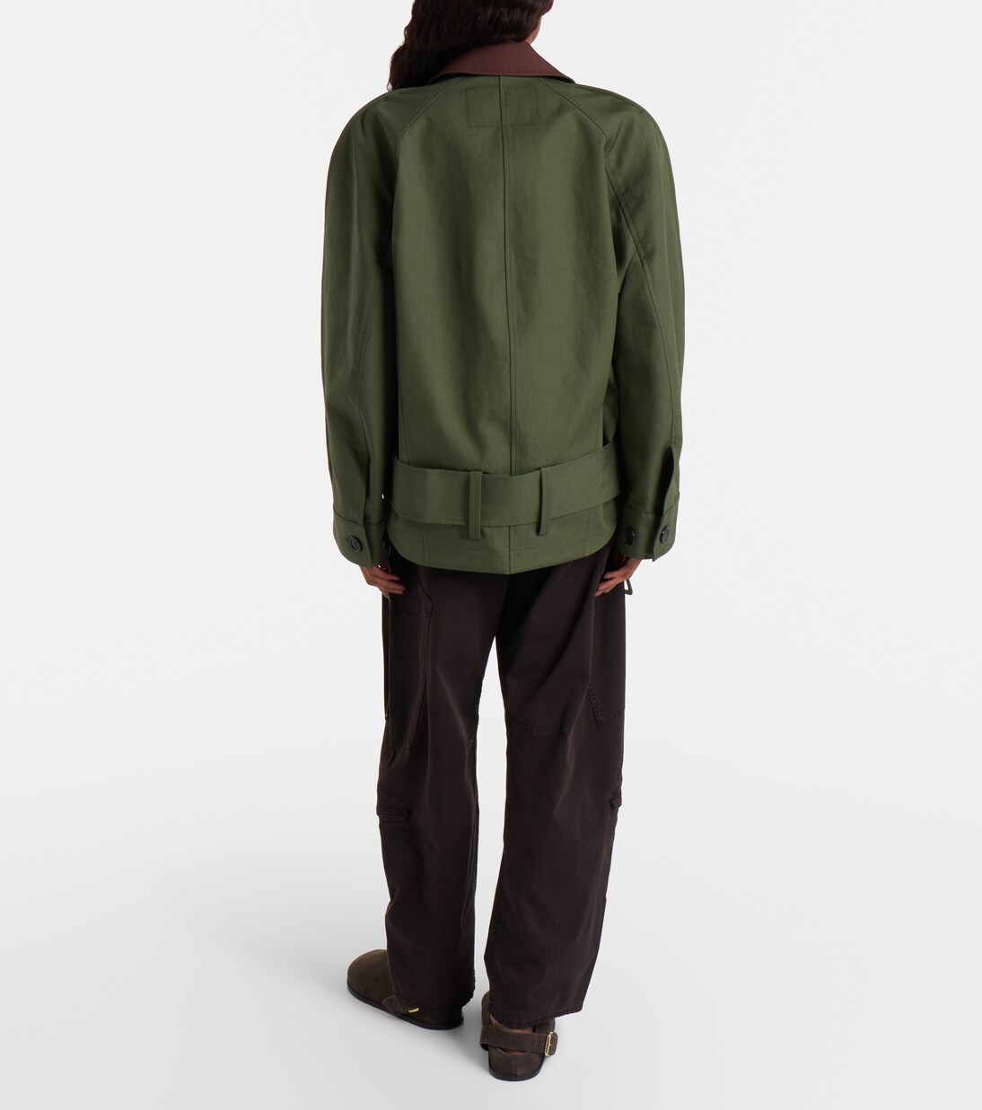 Flight cotton-blend barrel-leg pants | Citizens of Humanity