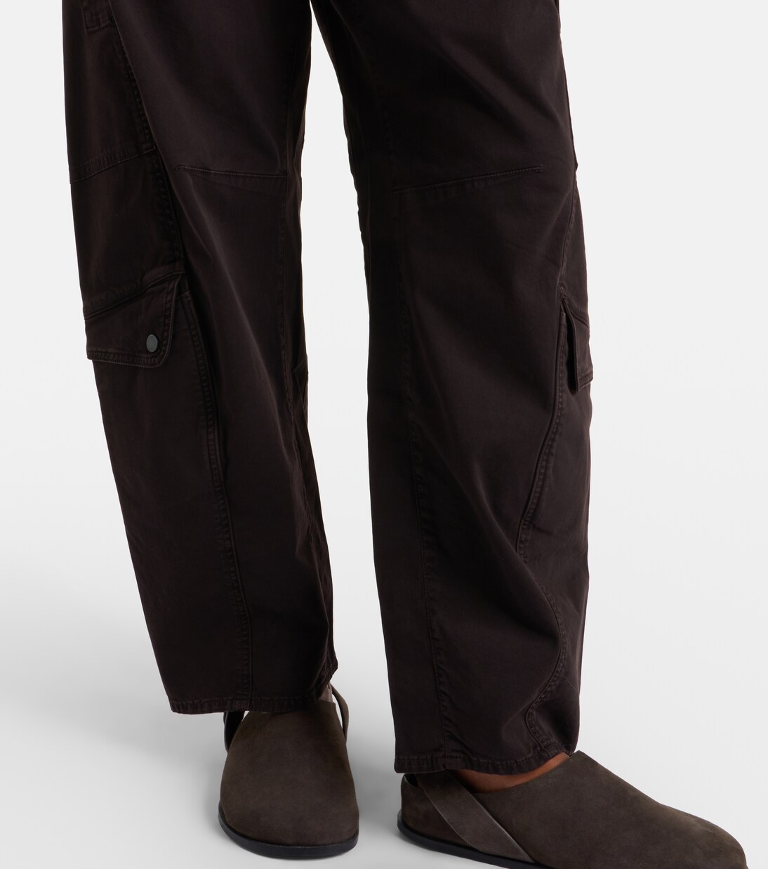 Flight cotton-blend barrel-leg pants | Citizens of Humanity