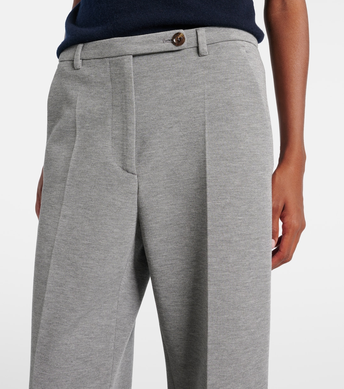 Weite High-Rise-Hose | Miu Miu