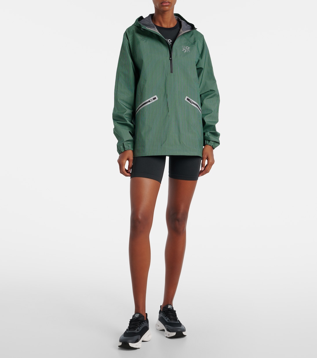 x On Storm striped half-zip jacket | Loewe