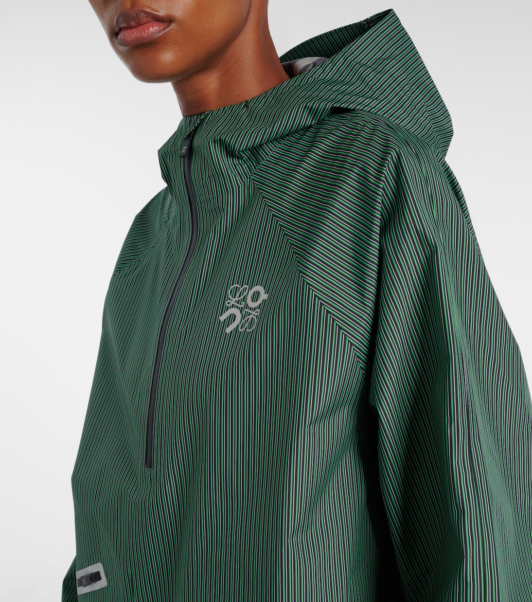 x On Storm striped half-zip jacket | Loewe