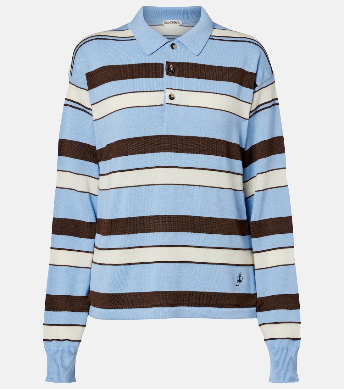 Striped polo shirt | JW Anderson