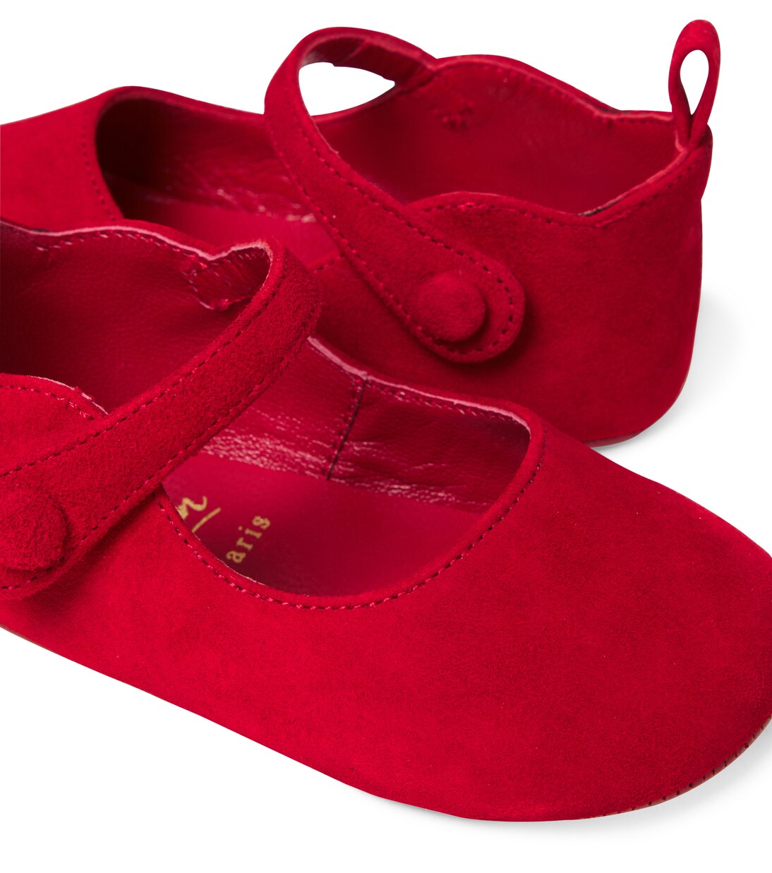 Baby Love Chick suede ballet flats | Christian Louboutin Kids