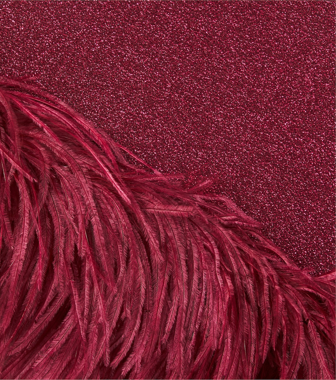 Lumière feather-trimmed skirt | Oséree Kids