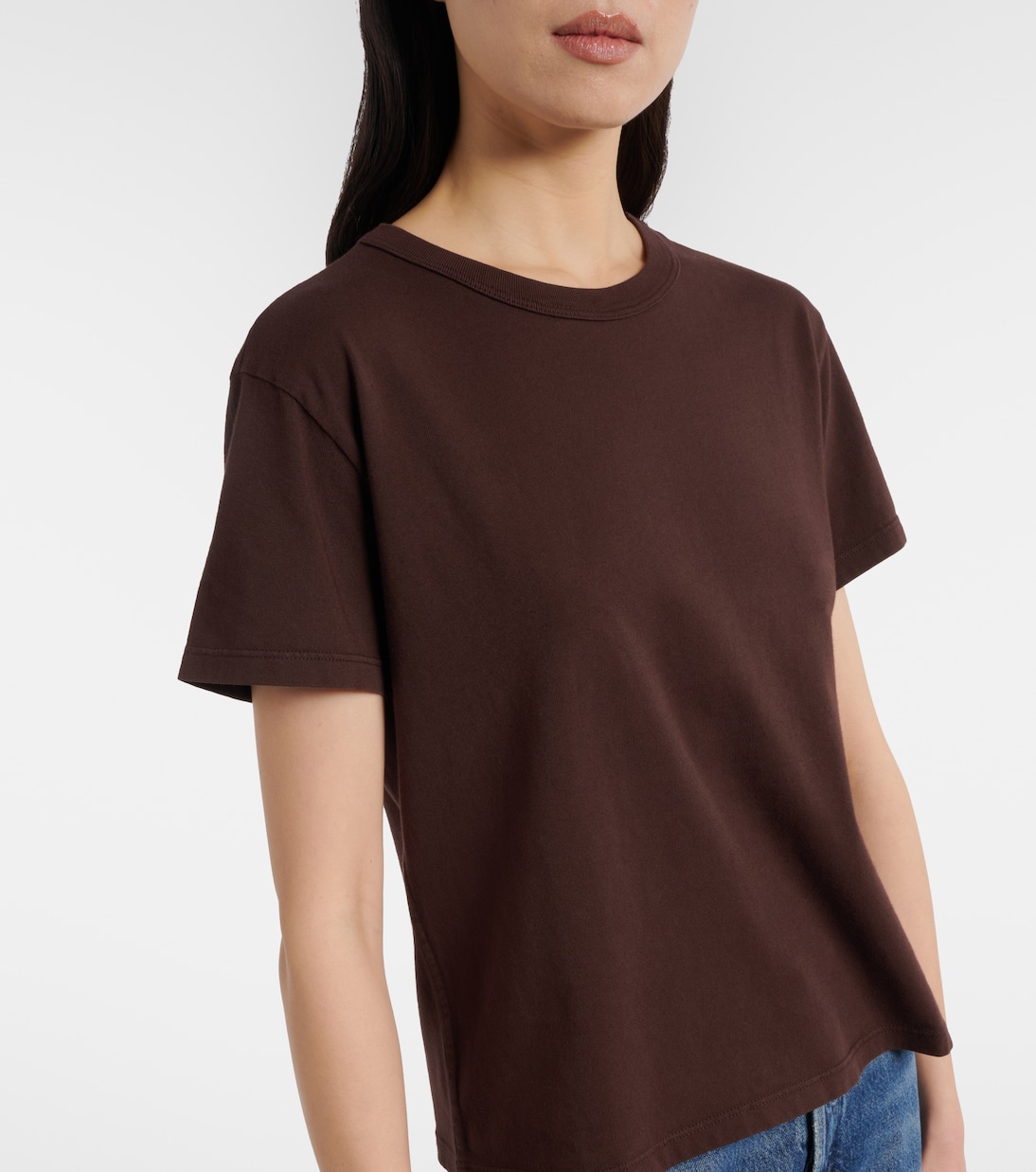Leigh cotton jersey T-shirt | Velvet