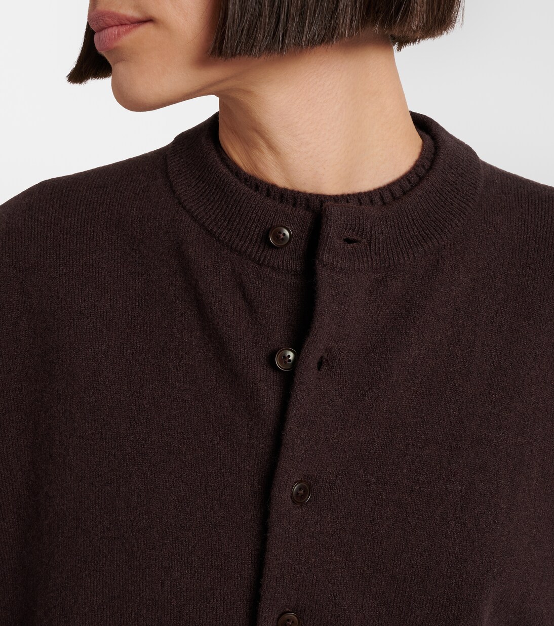 Blouson cashmere-blend cardigan | Extreme Cashmere