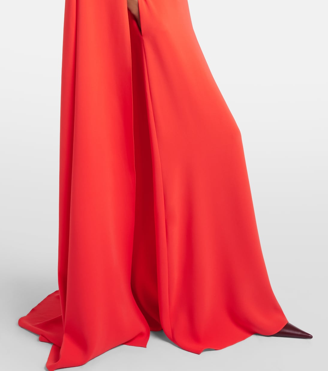 Caftano in georgette di misto seta Cyclamen | Oscar de la Renta