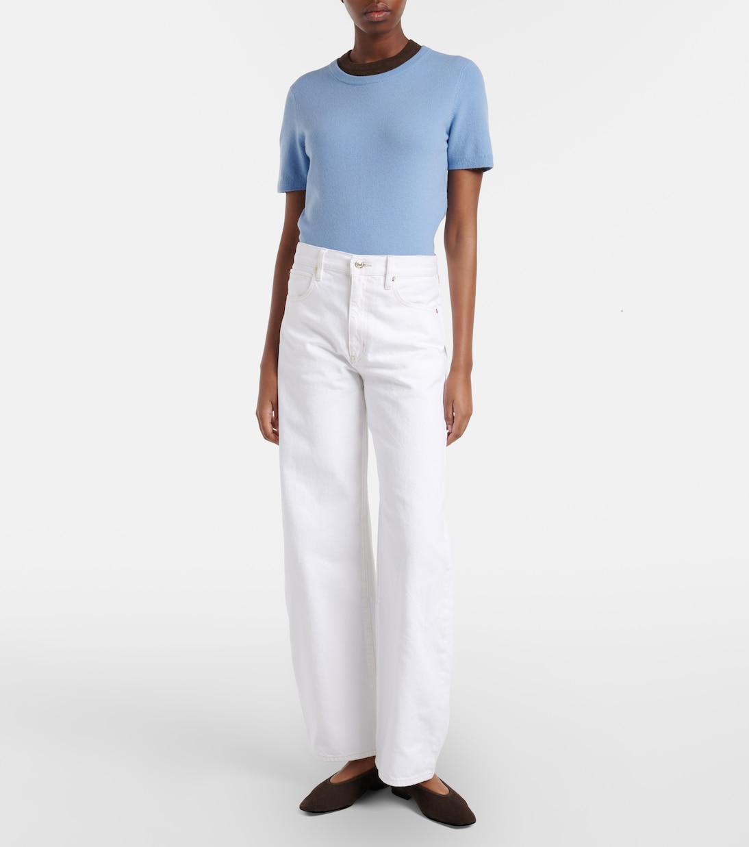 Bow barrel-leg jeans | Frame