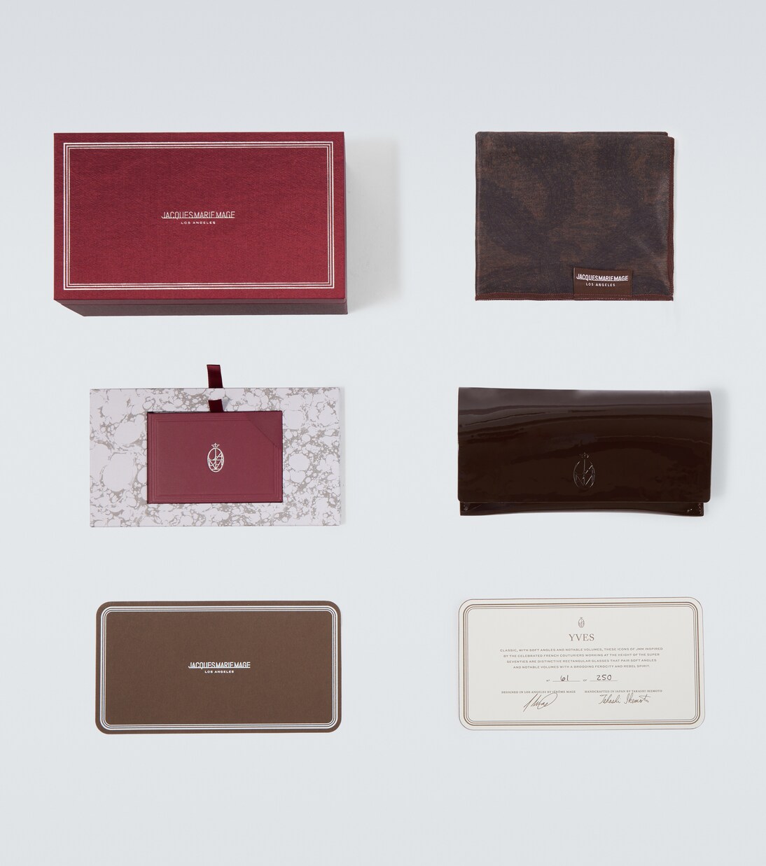 Eckige Sonnenbrille Yves | Jacques Marie Mage