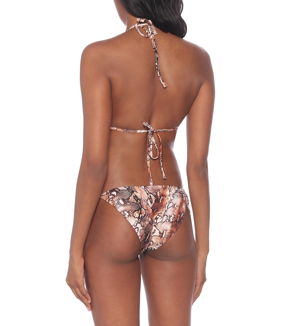 Cancun snake-print bikini top | Melissa Odabash