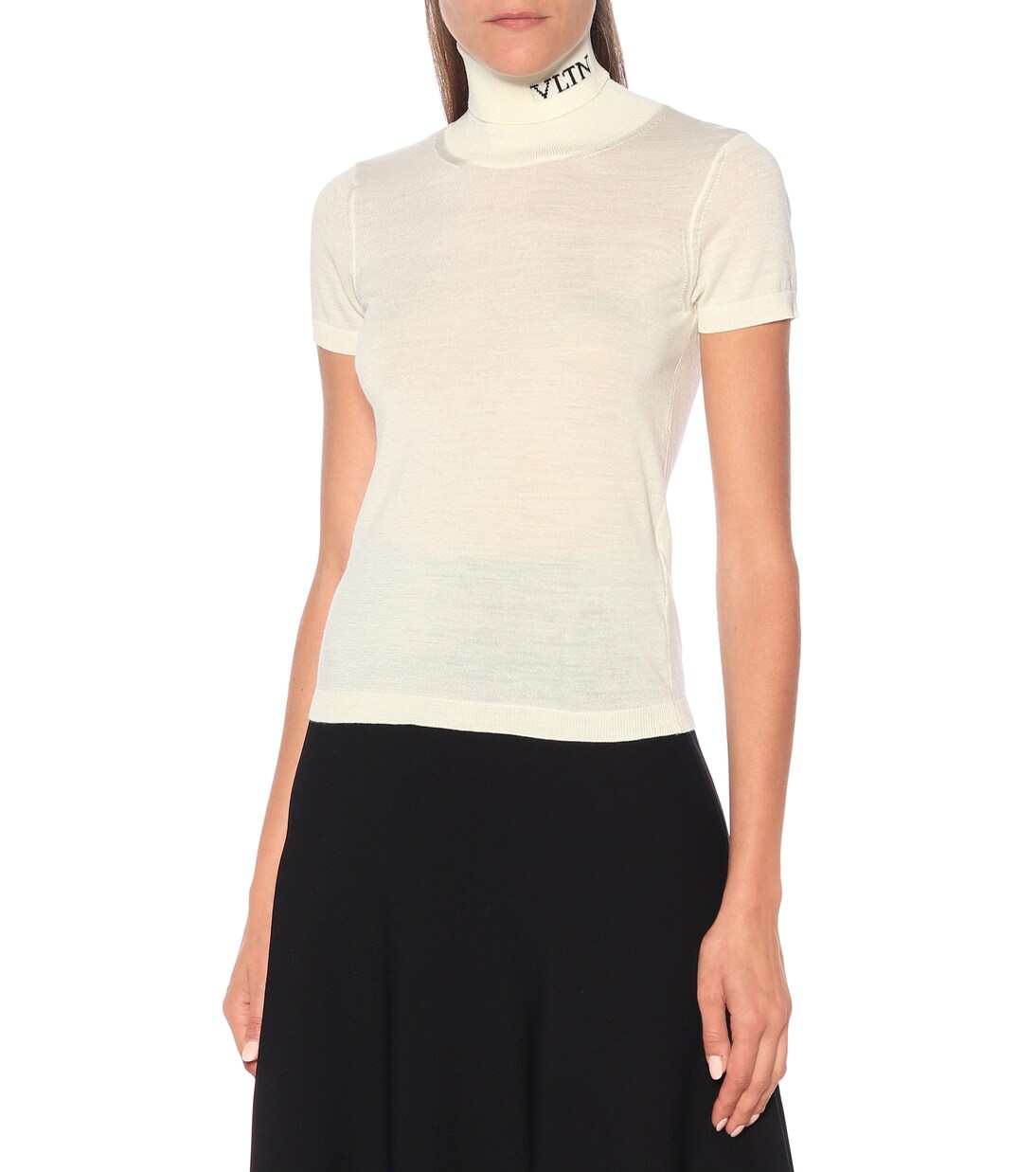 Valentino Rollkragenpullover VLTN aus Wolle | Valentino