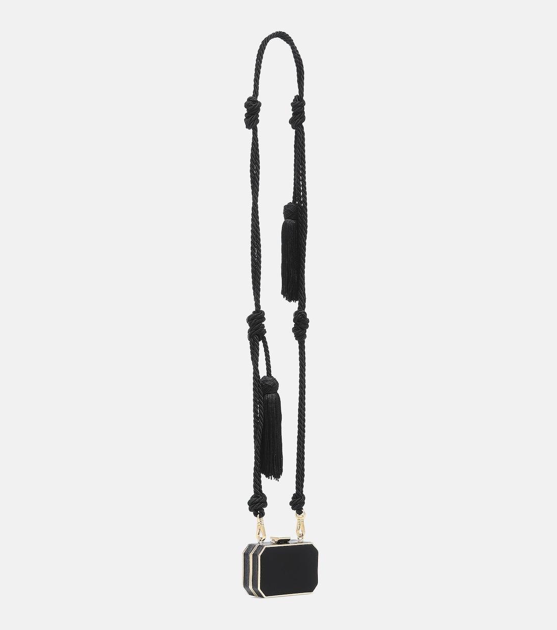 Borsa a tracolla in pelle con nappe | Prada