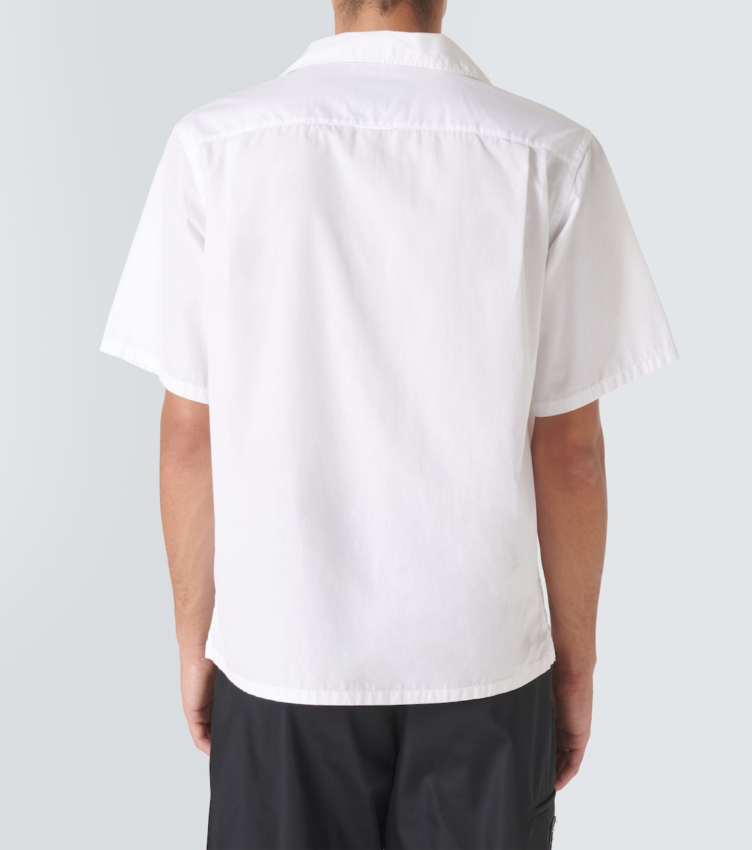 Camicia bowling in popeline di cotone | Prada