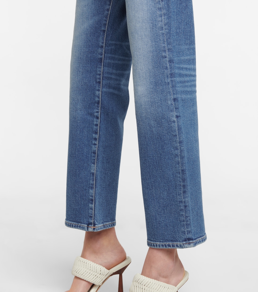 Boyfriend Wide high-rise straight jeans | AG Jeans